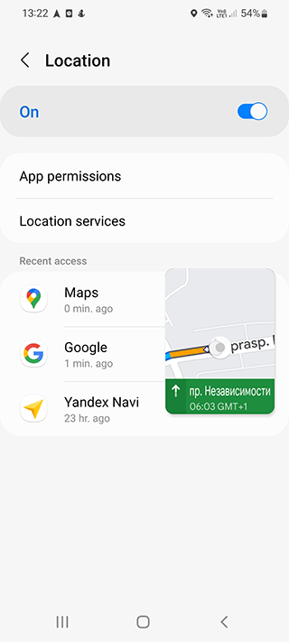 Using GPS function on Android phone
