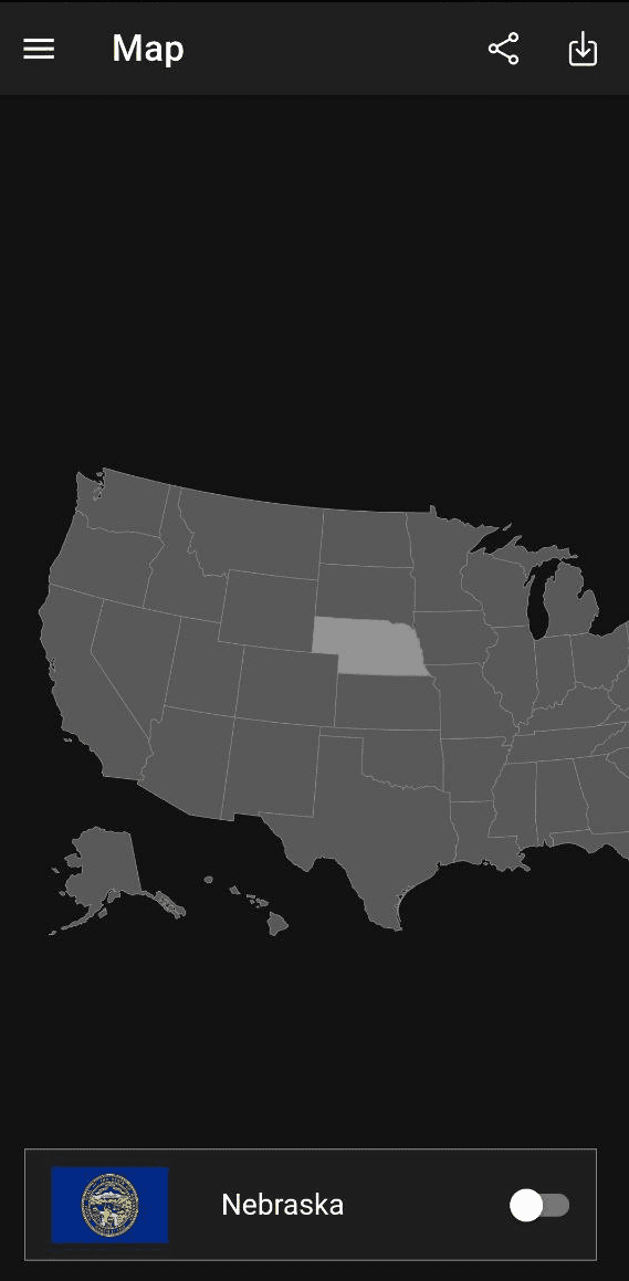 us state visit tracker