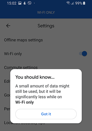 Wi-Fi Only option