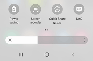 Using Quick Settings to fix battery drain