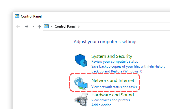 Network and Internet Windows 11