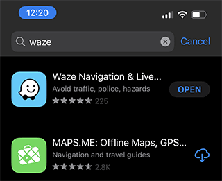 Reinstall Waze