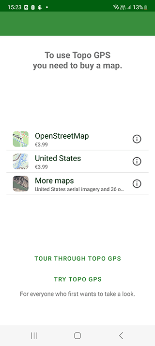 free topographic map apps for Android iPhone - 2023