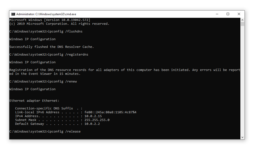 Using cmd on Windows 11